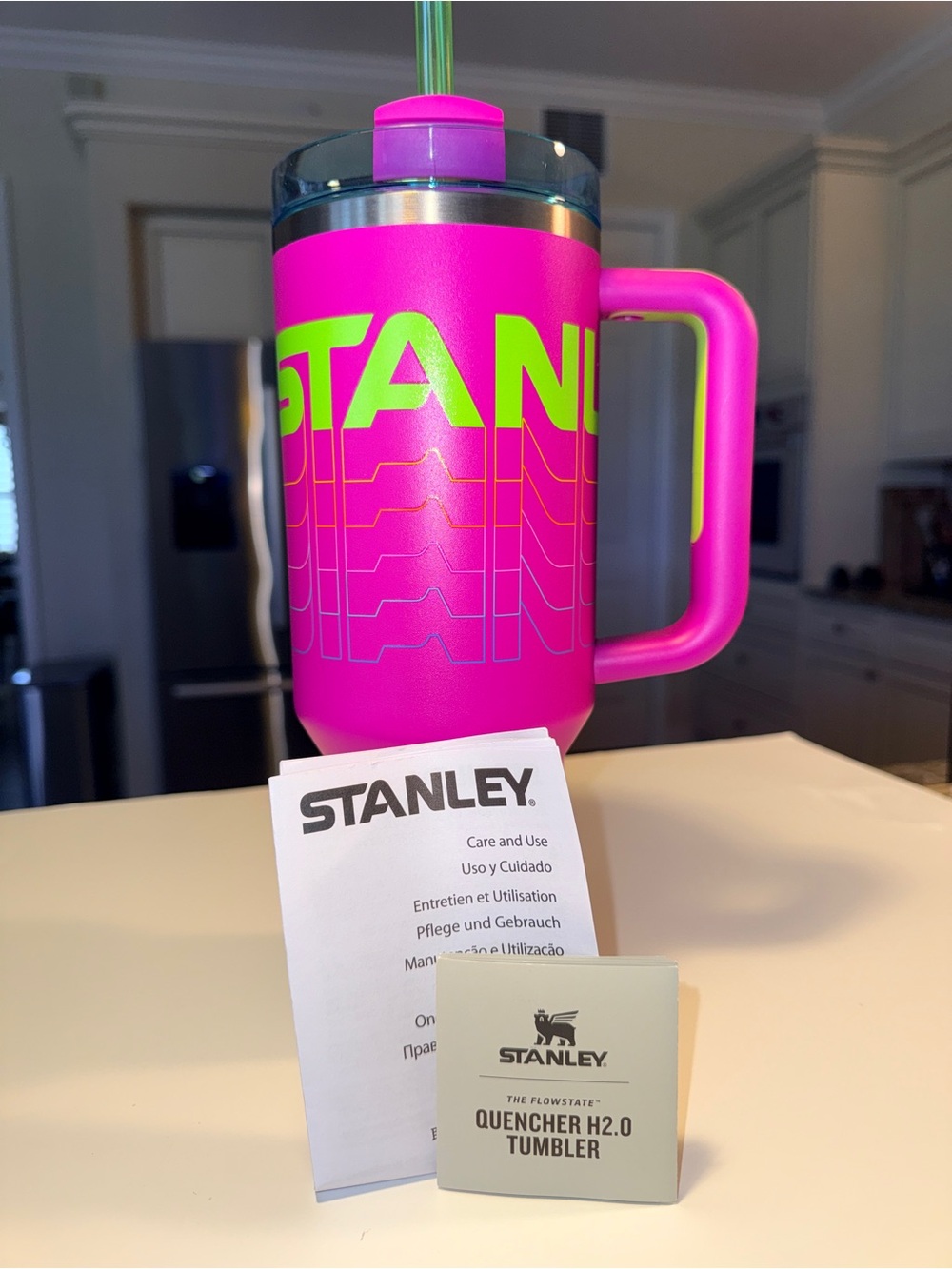 NWT 40oz H2.0 FlowState Tumbler - Vivid Violet Reverb - NO BOX - SOLD OUT COLOR
